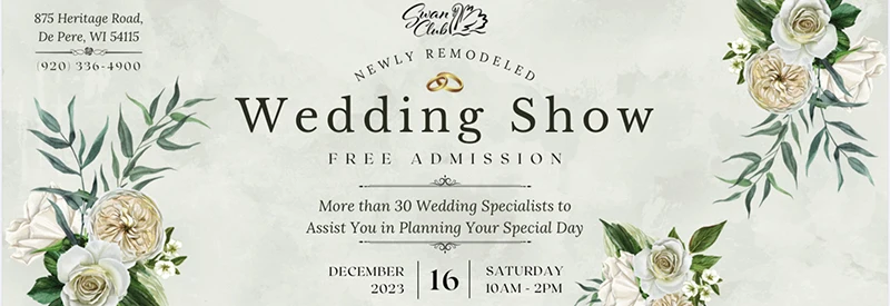 Wedding Venue De Pere WI Wedding Show Banner